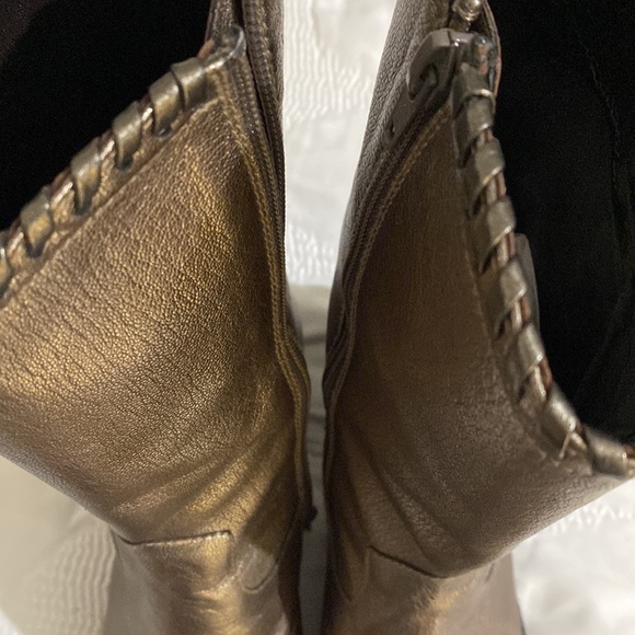 Stewart Weitzman Gold/Brown/Silver Boots - Picture 8 of 8